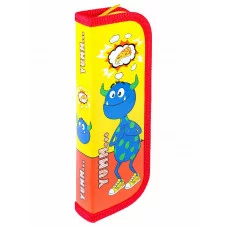 ТМ "Profit" Пенал 1-секц, малый СМЕШНОЙ МОНСТРИК (ПН-1605) 190х65, ламинированный картон