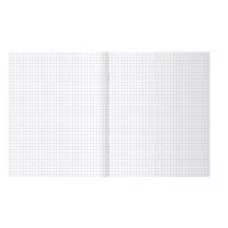 Тетрадь 96л., А4 клетка BG, бумвинил, синий 357615