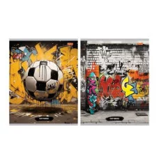 Тетрадь КЛЕТКА 36л. ГОРОДСКОЙ МИКС (36-5768) (обл.- мелов. картон, второй блок) 36-5768