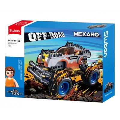 Конструктор "Внедорожник Монстр" 267 деталей инерционный M38-B1162