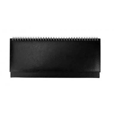 ПЛАНИНГ 56 л. недатир. EVERYDAY CHRONICLES - BLACK (56-5039)гребень,кожзам(черный),отстроч,300х130мм 56-5039