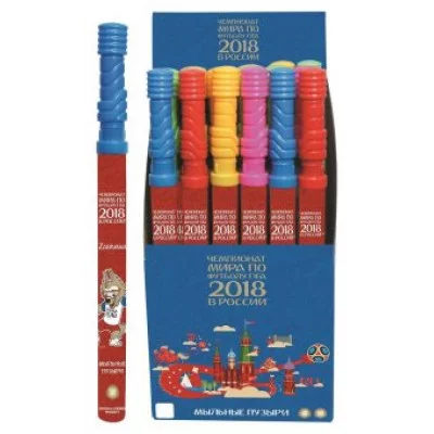 Мыльные пузыри, 120мл, в колбе с термоплёнкой, FIFA-2018, асс-те FIFA 2018 441570