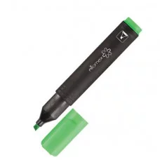 Маркер текстовыделитель корпус плоский 1-4мм зеленый ATTOMEX 5045301 298640