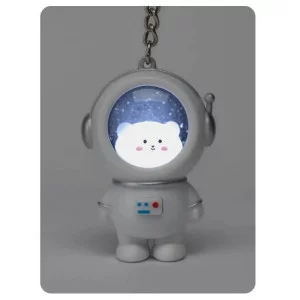 Брелок-фонарик космонавт с ушками CY-23251