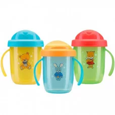 Поильник-непроливайка (чашечка)с ручками, 210 мл 630 469-206