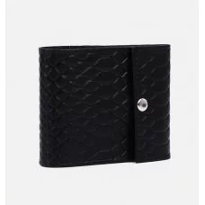 Кошелек жен, 12-02-07, 12,5*2*9,5; отд, д/кред, питон черный 9844881