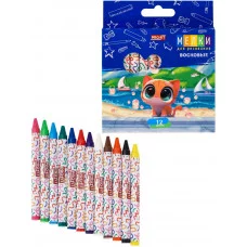 Набор восковых мелков СМЫШЛЁНЫЙ КОТЁНОК 12цв TM "Profit" ШМ-4521