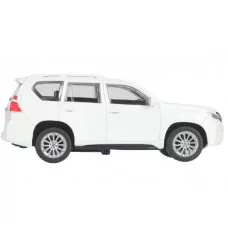 Машина металл TOYOTA LAND CRUISER PRADO 10,5см,инерц,белый, 407293
