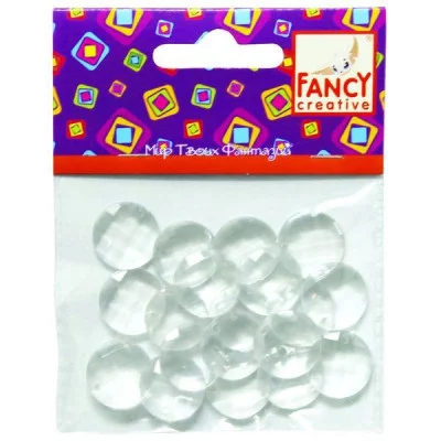 Бусины пластиковые КАПЕЛЬКИ прозрачные, 20шт FANCY CREATIVE C30666