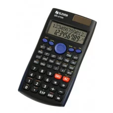 Калькулятор научный Eleven SR-270N, 10+2 разрядов, 240 функций, двойное питание, 82*162*16мм, черный 365660