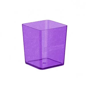 Подставка настольная пластиковая ErichKrause® Base, Glitter, сиреневая 53239