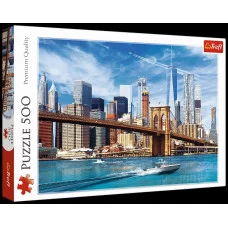 Пазл "Вид на Нью-Йорк" 500 элементов TR37331