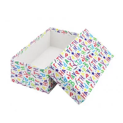 Коробка прямоугольная подарочная Буквы 13,5 х 8 х 5 см РазборПП-4528