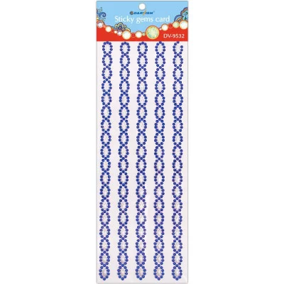 Декор Стразы самоклеющиеся DARVISH акрил ассорти DV-9532 189280