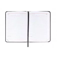 ЕЖЕДНЕВНИК А6, 128л. недатир. EVERYDAY CHRONICLES - BLACK (128-5033) кожзам (черный) 128-5033