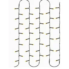 Гирлянда светодиодная. Метражная 10 м 100 ламп теплый белый свет 8 режимов НУ-9728