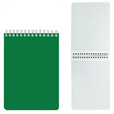 Блокнот А5 60л. гребень, лакированная обл. HATBER, Зелёный, 145*212мм, 60Б5В1гр_12535 B194065 127197