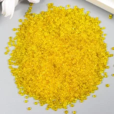 Бисер круглый 12/0 "Жёлтый прозрачный" 20 гр 7610306