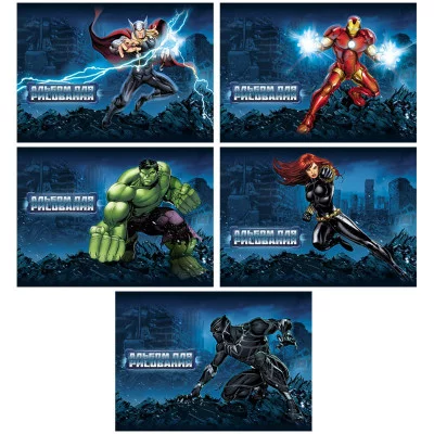 Альбом для рисования 20л А4 на скрепке Hatber Marvel Мстители Хатбер 300869