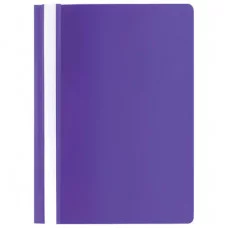 Скоросшиватель пластиковый STAFF, А4, 100/120 мкм, фиолетовый, 229237