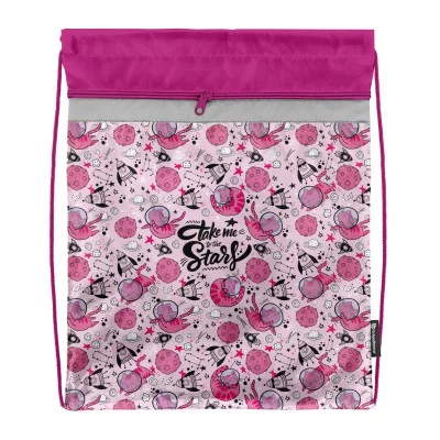 Мешок д/обуви Schoolformat COSMOCAT 42х34 см с карманом 213128