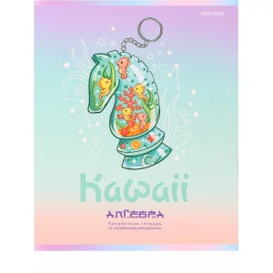 TM Prof-Press Тетрадь КЛЕТКА 48л. АЛГЕБРА «KAWAII» (48-9397) стандарт, софт-тач, выб. лак ПП-00196002