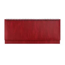 ПЛАНИНГ 56 л. недатир. EVERYDAY CHRONICLES - RED (56-5043)греб,кожзам(красный),отстроч,300х130мм 56-5043