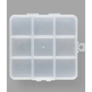 Органайзер для хран-я мелочей 10,2*10*1,8см 9 отд с подвесом прозрачный АУ 10820339