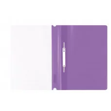 Папка-скоросшиватель пластик. СТАММ А4, 160мкм, фиолетовая с прозр. верхом 355674