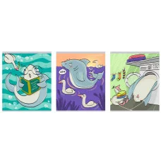 Тетрадь А5 48л "Акула и гуси" КанцЭксмо ТК489203