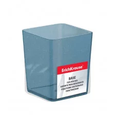 Подставка настольная пластиковая ErichKrause® Base, Glitter, голубая 53240