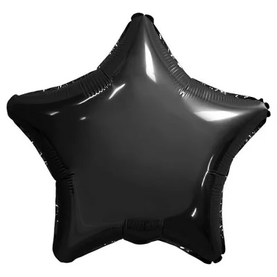 Шар Звезда 30\' / 76,5 см Черный 753286