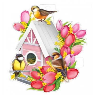 Плакат Скворечник с птицами 5941000 59.410.00