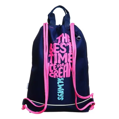 Мешок для обуви 1 отделение с карманом Ice cream МО-31с-21