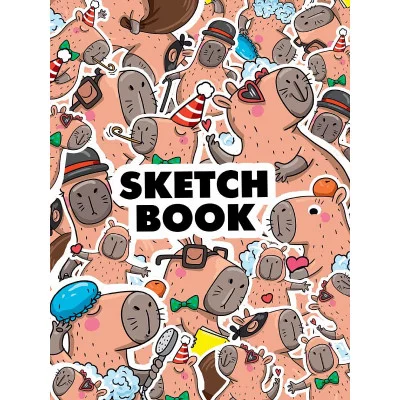 СКЕТЧБУК А5. КАПИБАРА (выб.лак, красная резинка) 467-0-159-10067-6