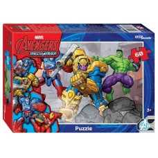 Пазл 60 Avengers MECH Strike 81234 Степ /48/ 834-074