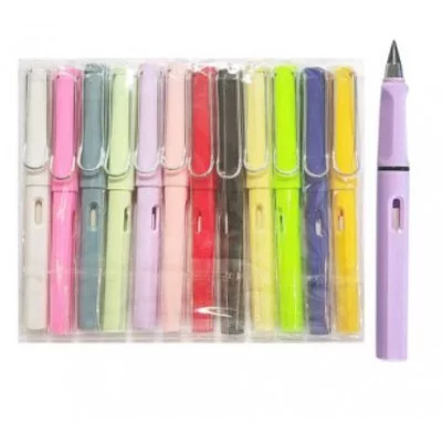 Карандаш Вечный DF-149 НB пластиковый стержень, копрус, цвета ассорти, в ПВХ-пакете 330949