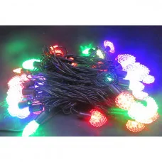 Электрическая гирлянда фигур 40л LED 8реж 6м цветной МК-19093 