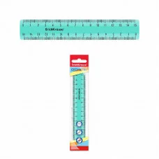 Линейка пластиковая ErichKrause Pastel, 15см, мятный 53679