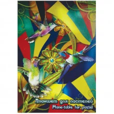 Планшет для рисования 20л А4 Лилия Холдинг Калейдоскоп 200г/м2 4-х цветный картон 169487