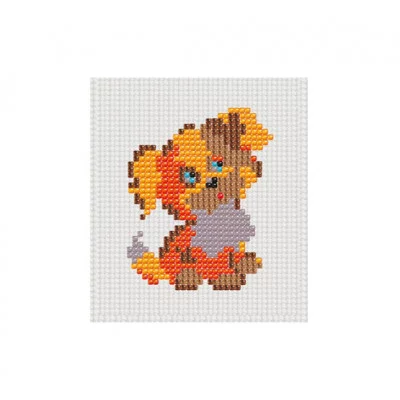 Набор для вышивания бисером малышей. 33х40 кл. ЩЕНОК (Арт. НШ-7310)