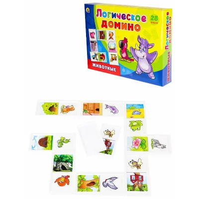 Логическое Домино ЖИВОТНЫЕ Арт. ИД-5426