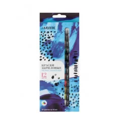 Краски акрил 12цв по 12мл в тубах карт упак е/п DEVENTE 8170803 8170803