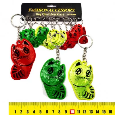 Светоотражатель-брелок "Кот", ПВХ 5978 J.Otten0 158005