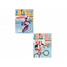 Блокнот А5 60л. БРУТАЛЬНЫЙ СПОРТ Б60-0215 ассорти, с жесткой подл, на гребне