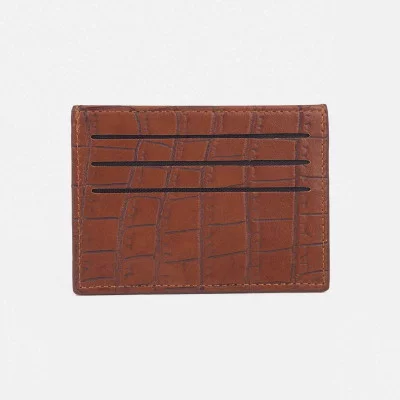 Картхолдер Крокодил 10,5*0,5*7,5 см, рыжий 7709018
