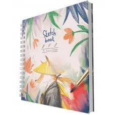 Скетчбук 165х165 50л "Таинственный лис" КанцЭксмо ТС505447