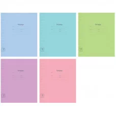 Тетрадь 12л., косая линия ArtSpace "Одноцветная. Линовка" Спейс 183237