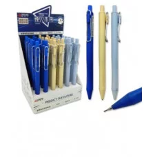 Карандаш механический 1 шт.DE-33 "Классика" 0,7мм, НВ, круглый корпус с клипом, цвета ассорти №7032 329