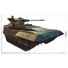 ПЛАКАТ ВЫРУБНОЙ А3 . Военная техника. Т-15 Армата двухсторонний Ф-15657 4630112042191